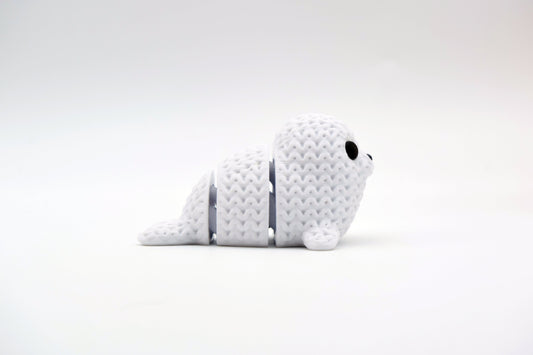 Knitted Flexi Seal Topkinz character side view