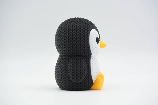 Knitted Penguin Topkinz character side view