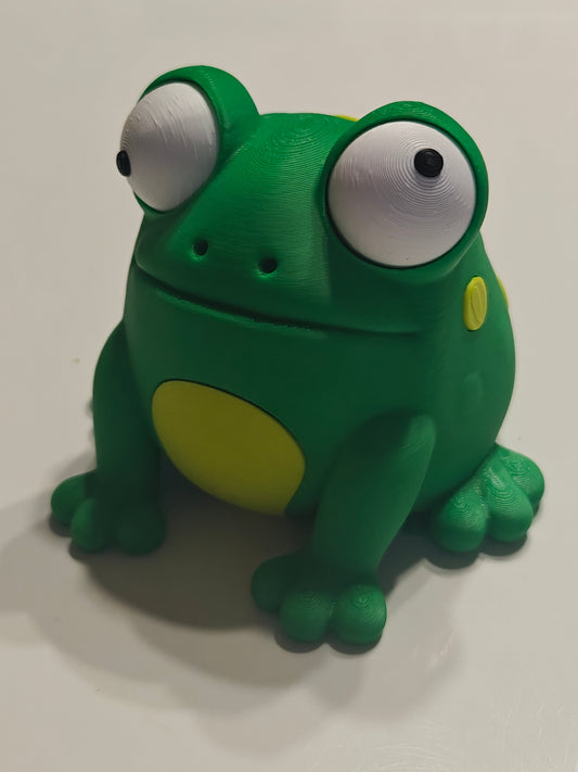 Frog Goofy Eyes SnapCharm™ Character