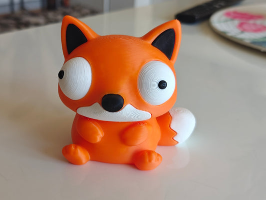 Fox Goofy Eyes SnapCharm™ Character