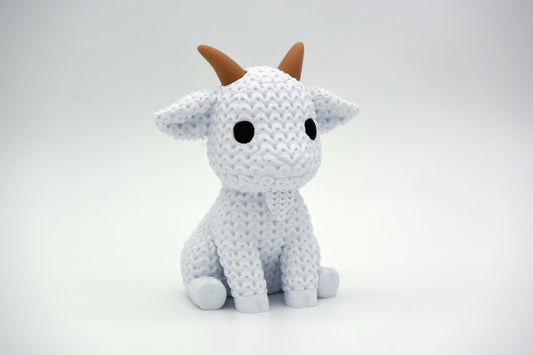 Knitted Goat Topkinz character side view
