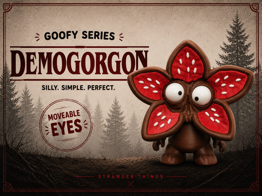 Flower-Faced Monster Goofy Eyes | Chibi SnapCharm™ Character