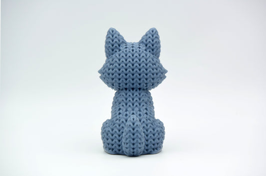 Knitted Wolf Topkinz character side view