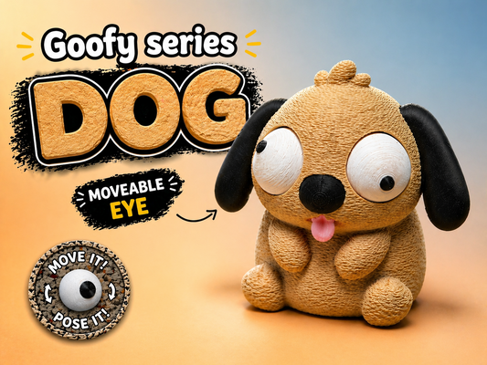 Dog Goofy Eyes SnapCharm™ Character
