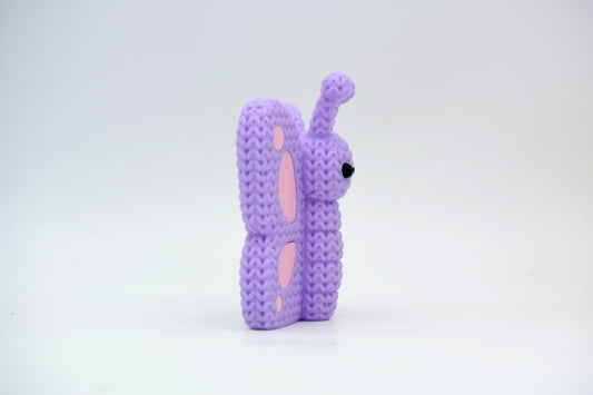 Knitted Butterfly Topkinz character side view