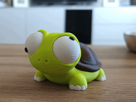 Turtle Goofy Eyes SnapCharm™ Character