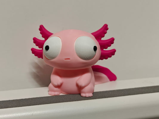 Axolotl Goofy Eyes SnapCharm™ Character