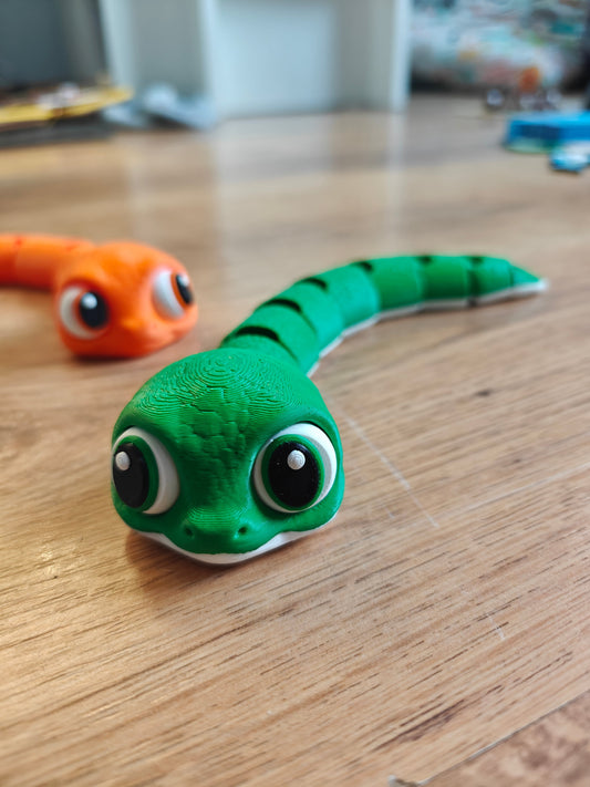 Baby Snake Goofy Eyes SnapCharm™ Character