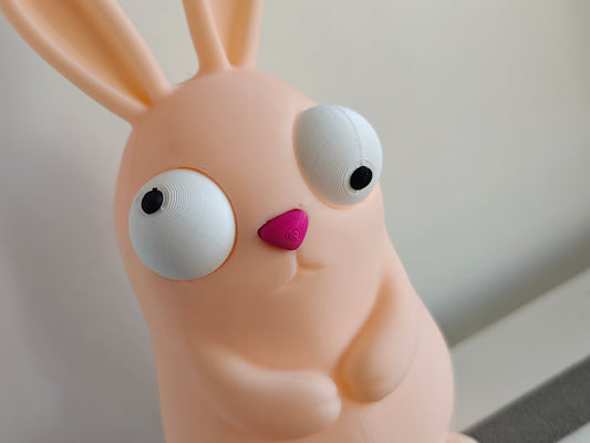 Easter Bunny Goofy Eyes SnapCharm™ Character