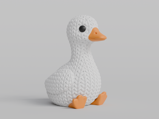 Knitted Goose Topkinz character front view