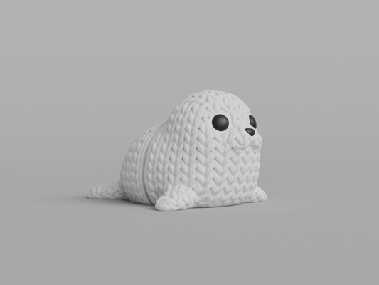 Knitted Flexi Seal Topkinz character front view