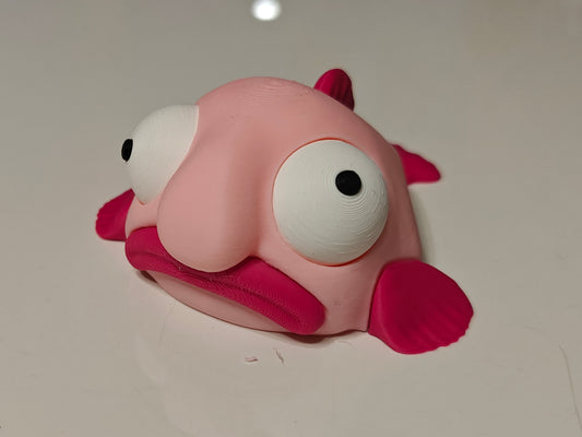 Blobfish Goofy Eyes SnapCharm™ Character