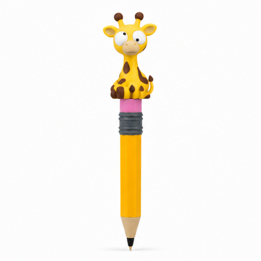 Giraffe Goofy Eyes | Chibi SnapCharm™ Character